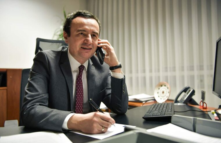 Kurti bisedon në telefon me Gabriel Escobar, flasin për punën e njohjes reciproke