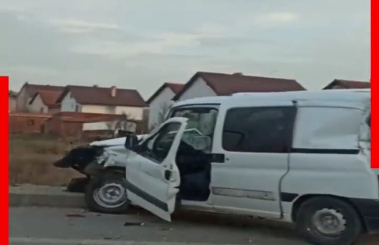 Aksident i rëndë trafiku në Sllatinë (VIDEO)