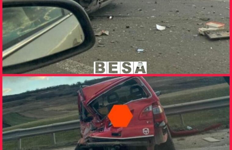 Aksident i rëndë në dalje të Prishtinës