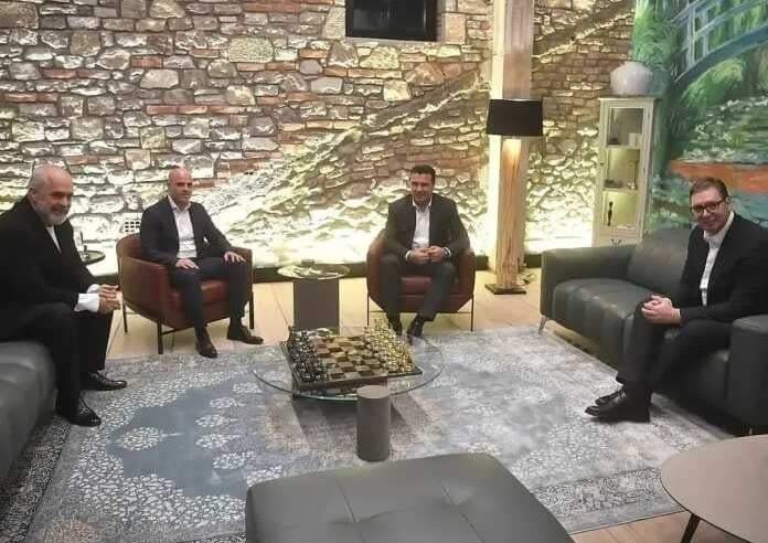 Bëhen bashkë Rama, Vuçiq e Zaev në Elbasan