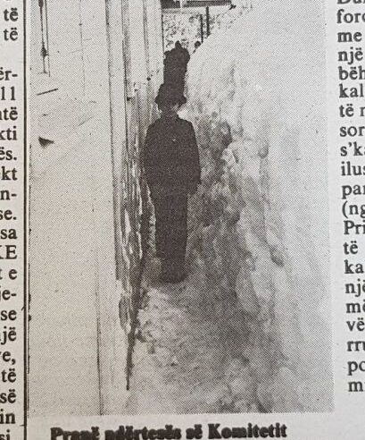 Para 35 viteve ka rënë borë dy metra e gjysmë në këtë qytet të Dukagjinit