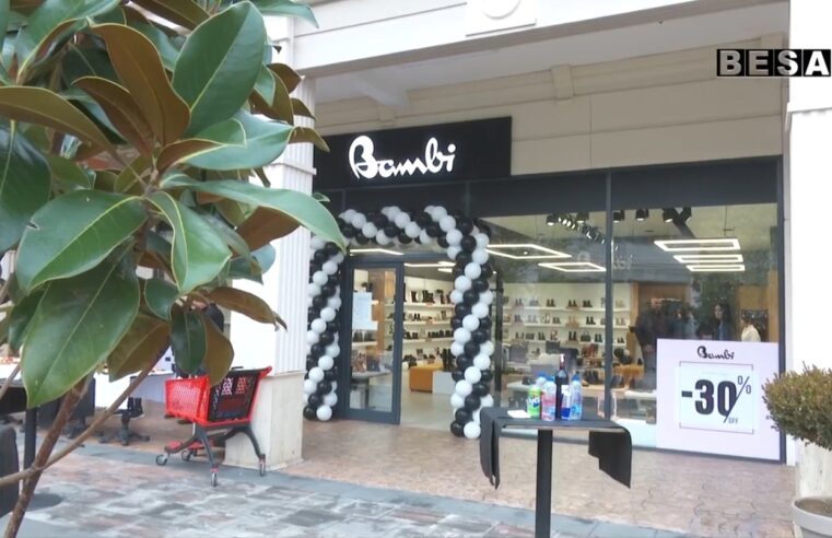 Në Qendrën “Abi Çarshia” sot, hapet lokali i këpucëve  moderne “Bambi Shoes”