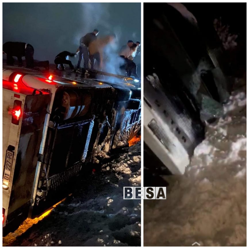 Rrutollohet autobusi kosovar në Serbi, ka udhëtarë të lënduar
