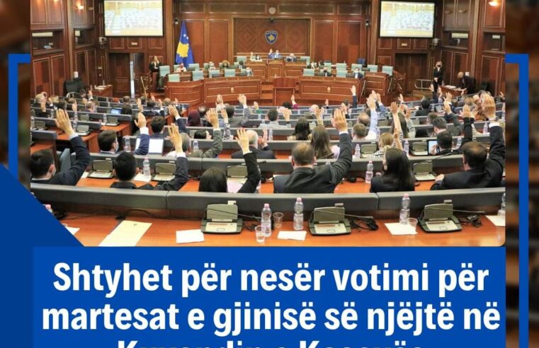 Votimi parlamentar në lidhje me Kodin Civil është shtyrë për të premten