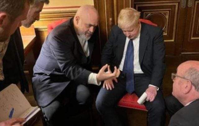 Edi Rama takon Boris Johnson, diskuton për temat aktuale