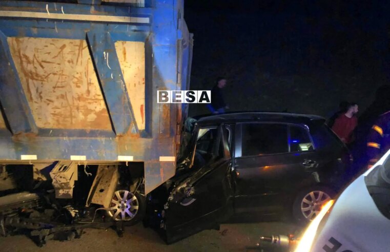 Aksident i rëndë komunikacioni në autostradë afër Vlashnjes (FOTO)