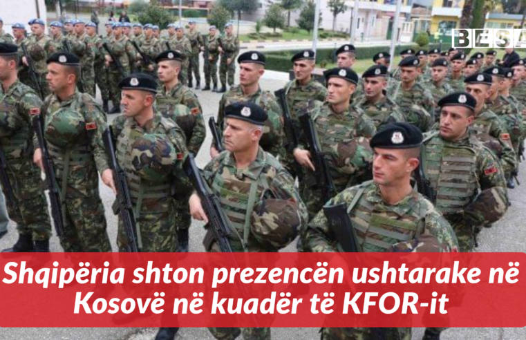 Forcat e Armatosura shqiptare do të shtojnë kontributin me trupa në misionin e NATO-s në Kosovë tha ministri Peleshi