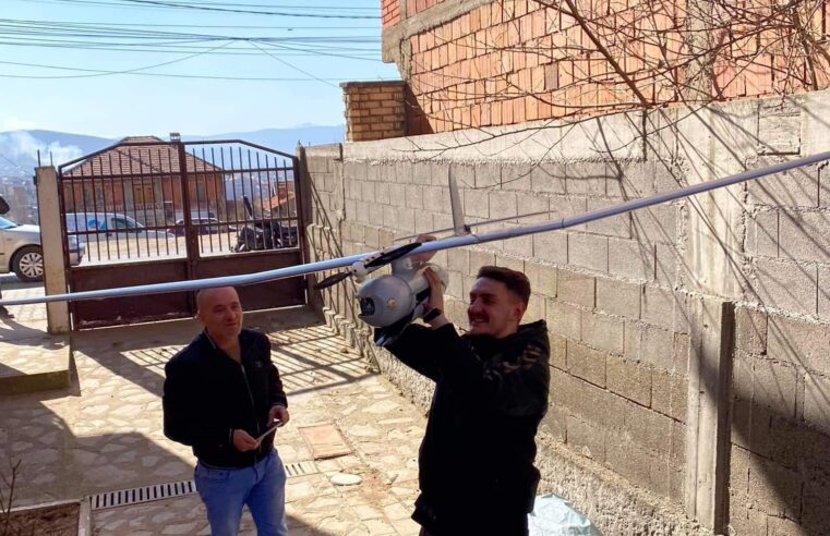 Bie një Dron i panjohur në Mitrovicë