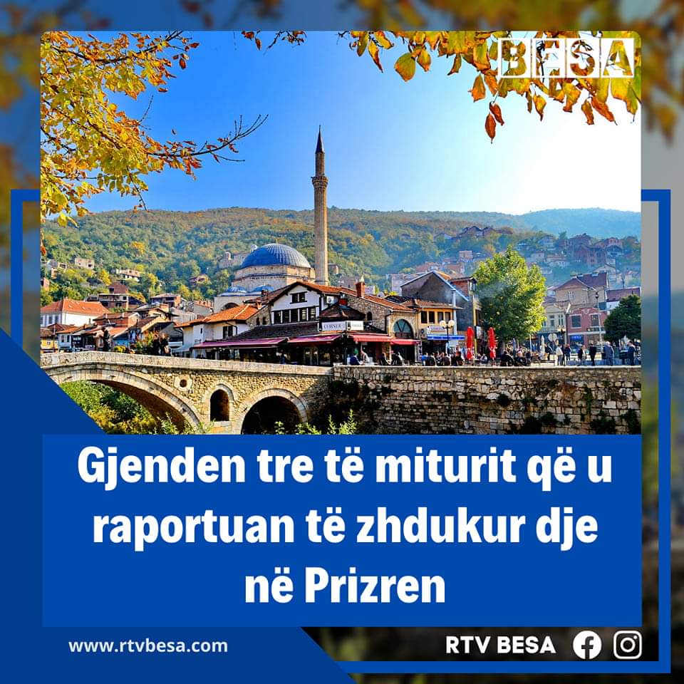 Prizren, gjenden 3 të miturit që nëna e tyre i raportoi si të zhdukur