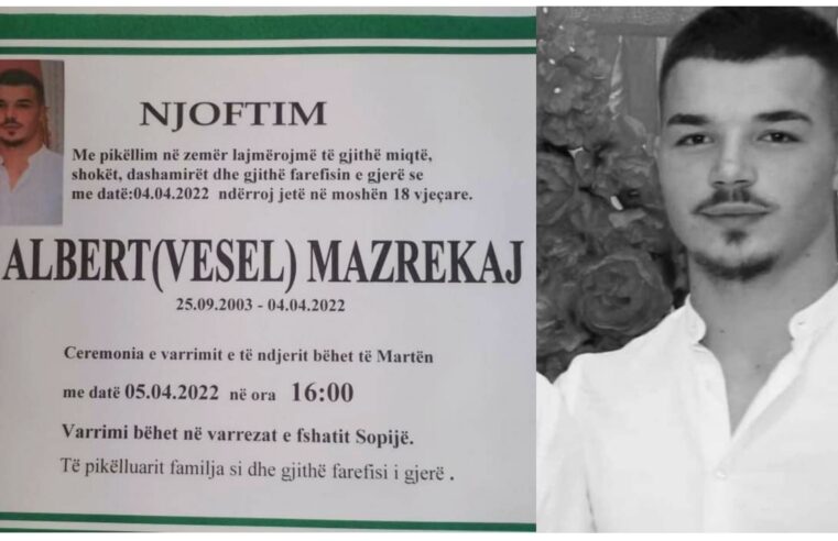 E dhimbshme: Ndërron jetë 18-vjeçari nga Suhareka i cili ishte shpëtuar nga mjekët në Suharekë disa ditë më parë