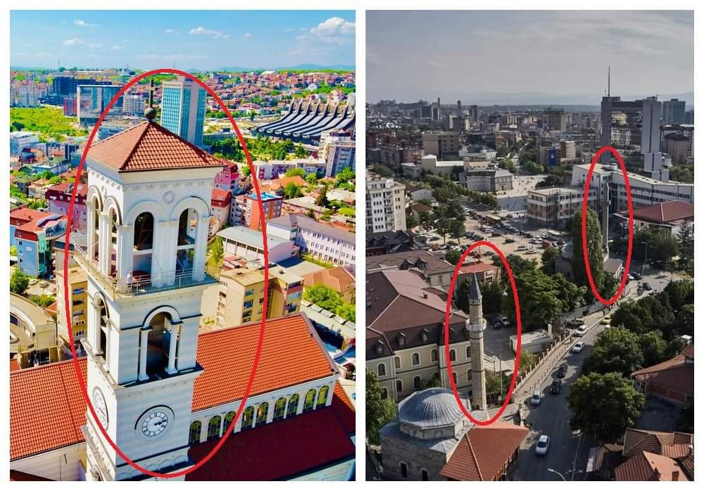 Komuna e Prishtinës e zëvendëson postimin e Facebook’ut ku dukej Katedralja si objekt i vetëm i trashëgimisë së qytetit
