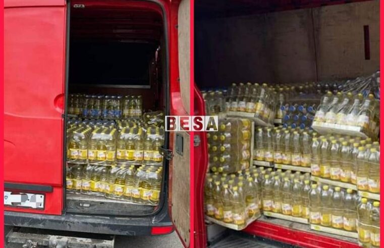 Policia Kufitare e Kosovës konfiskon 1620 litra vaj ushqimor