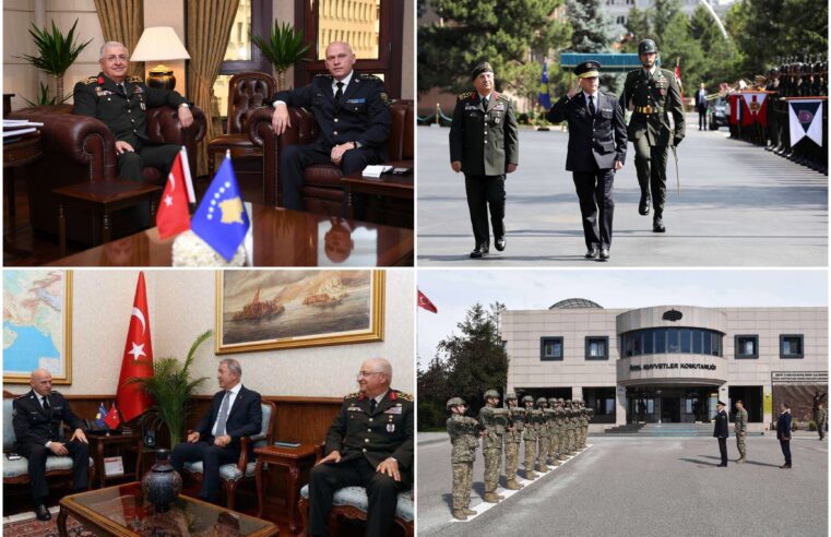 Komandanti i FSK-së qëndron në Turqi takon Ministrin e Mbrojtjes së Turqisë dhe viziton parkun “Adem Jashari” në Bajrampasha