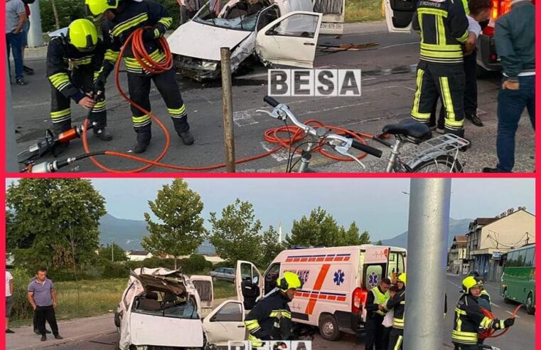 Zjarrëfikësit e Prizrenit në detyrë sot edhe në shpëtimin e dy të lënduarëve në Prizren 16 dhe 23 vjeç
