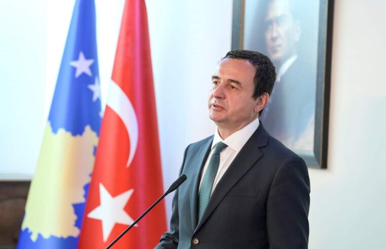 Kurti: Kosova te Turqia shikon një shtet aleat dhe një popull mik