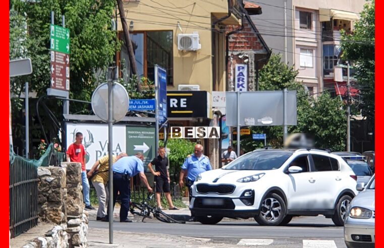 Aksidentohet biçiklisti në rrugën “Adem Jashari” në Prizren