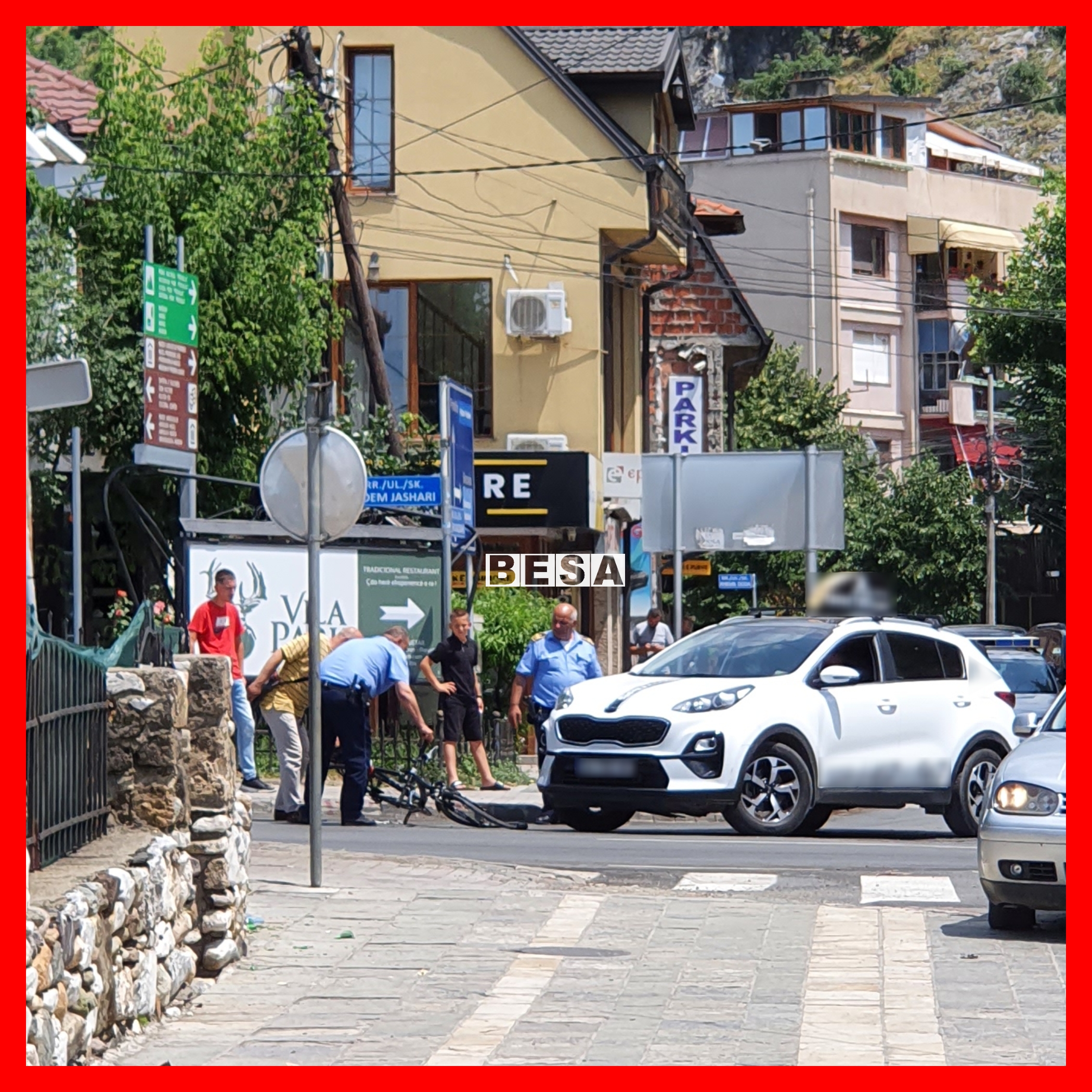 Aksidentohet biçiklisti në rrugën “Adem Jashari” në Prizren