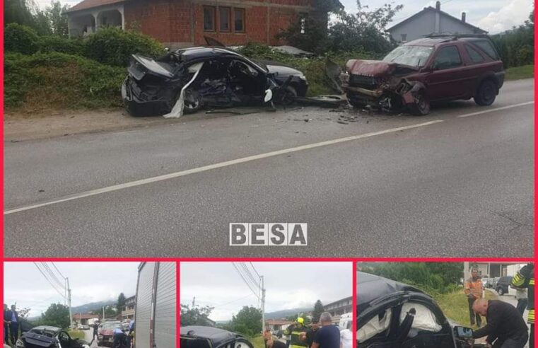 Pamje nga aksidenti i rëndë në Deçan, u lënduan 4 persona