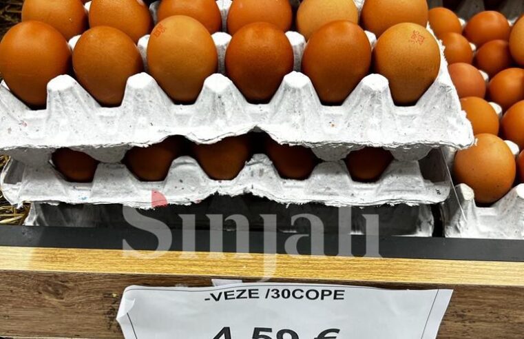 Rritje e çmimeve në produktet ushqimore, një komplet vezë gati në 5 euro