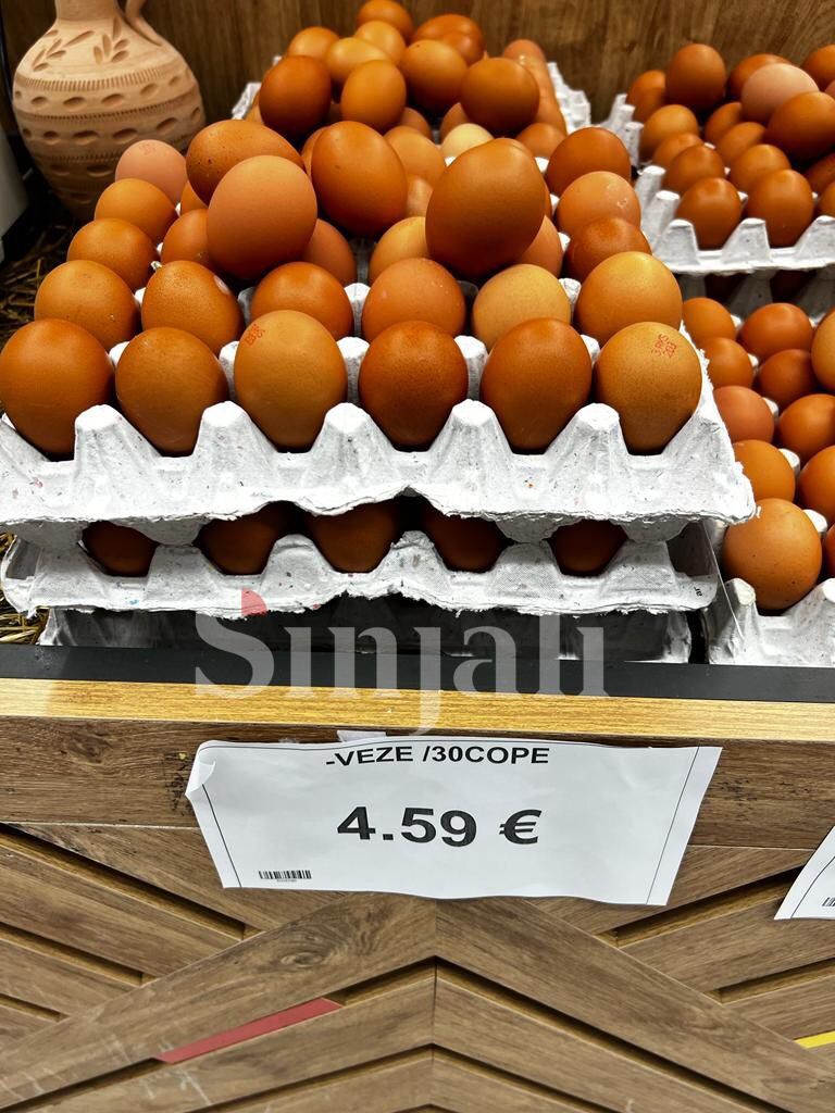 Rritje e çmimeve në produktet ushqimore, një komplet vezë gati në 5 euro