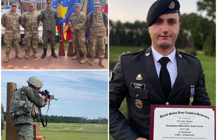Oficeri i FSK-së nga Prizreni Nëntoger Gzim Morina dekorohet me medaljen “Army Achievement Medal”