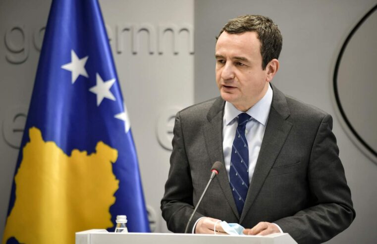Kryeministri Kurti thotë se në Kosovë mund të ketë sërish luftë