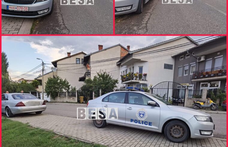 Foto nga vendi i ngjarjes ku u theren me thikë tre pjesëtarë të Policisë së Kosovës në lagjen “Dardania” në Prizren