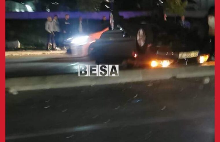 Aksident i rëndë në Prizren,rokulliset një automjet përball ish kazermës së KFOR-it