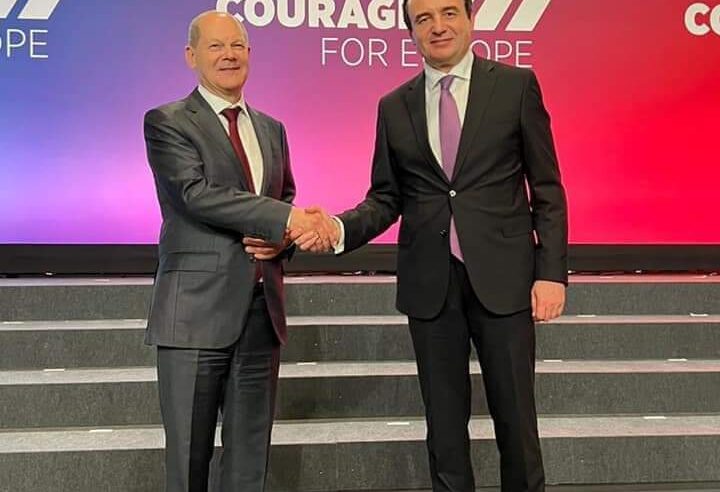 Kurti dhe Scholz takohen në Berlin