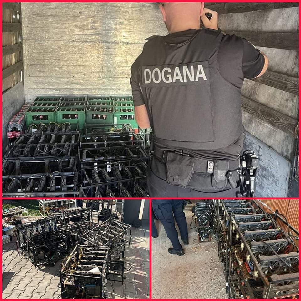 Policia dhe Dogana me aksion në Leposaviq, konfiskohen kartela grafike e pajisje për prodhim kriptovalutash
