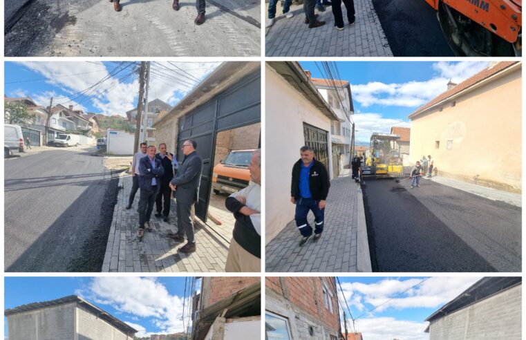Kryetari Totaj inspekton punimet infrastrukturore në rrugë të ndryshme të Prizrenit