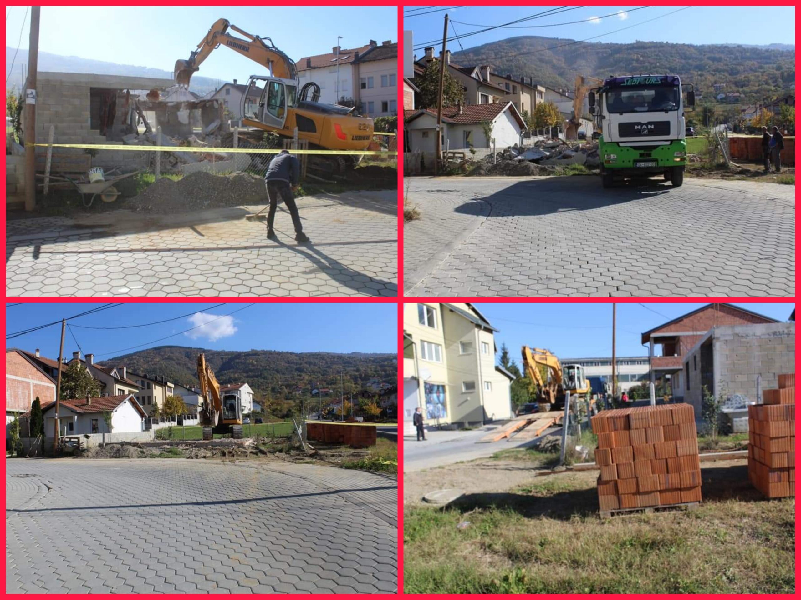 🔴 Drejtoria e Inspektorateve e Komunës së Prizrenit, sektori i ndërtimit ka bërë një rrënim të objektit pa leje në lagjen ”Dardania”. 🏗🚧