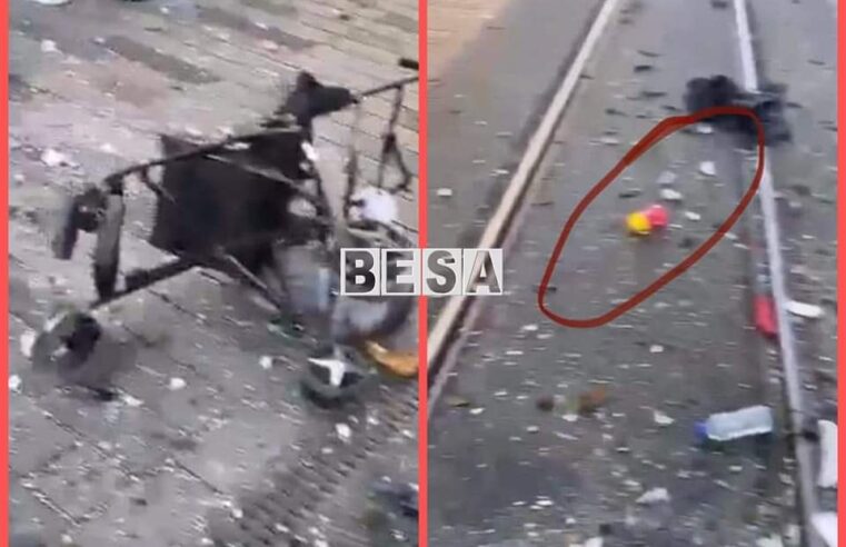 E dhimbshme: Pas shpërthimit në Stamboll shihet edhe një karrocë e shkatërruar e fëmijëve dhe beberoni i tij 😥