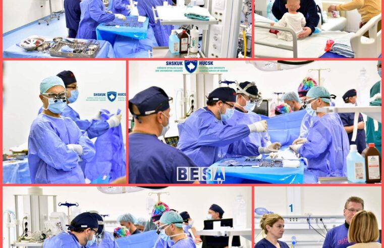 Kirurgë amerikanë në QKUK, kryejnë operacione kardiokirurgjike tek fëmijët