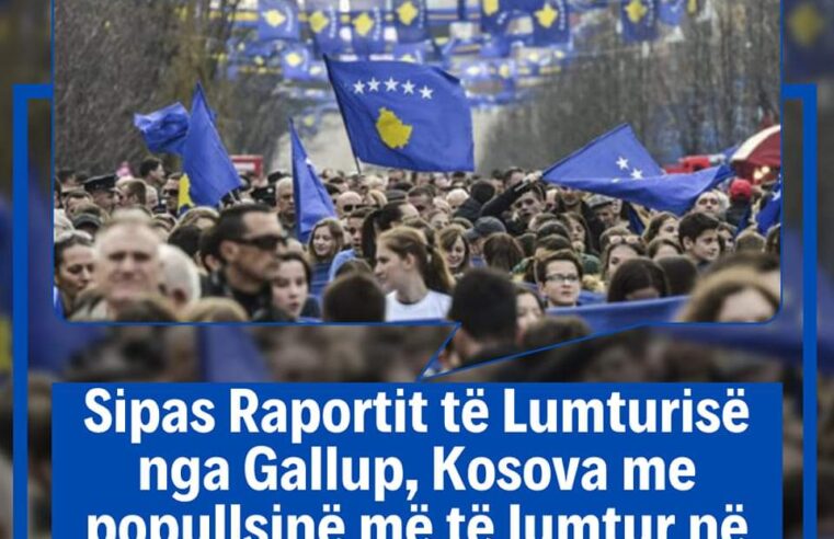 Sipas Raportit të Lumturisë nga Gallup, Kosova me popullsinë më të lumtur në rajon dhe të 32-tën në botë 🇽🇰