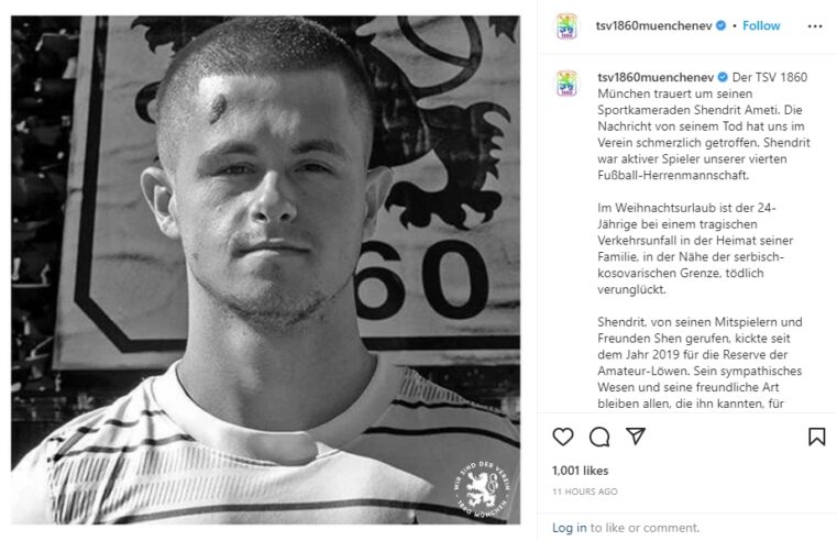 Futbollisti shqiptar humb jetën pas aksidentit trafiku në kufirin Kosovë-Serbi