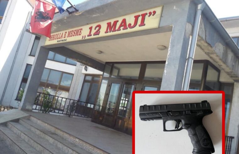 Nxënësi i Shkollës së Mesme në Rahovec vjen me pistoletë në hapësirat e shkollës