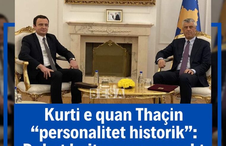 Kurti e quan Thaçin “personalitet historik”: Duhet kujtuar me respekt
