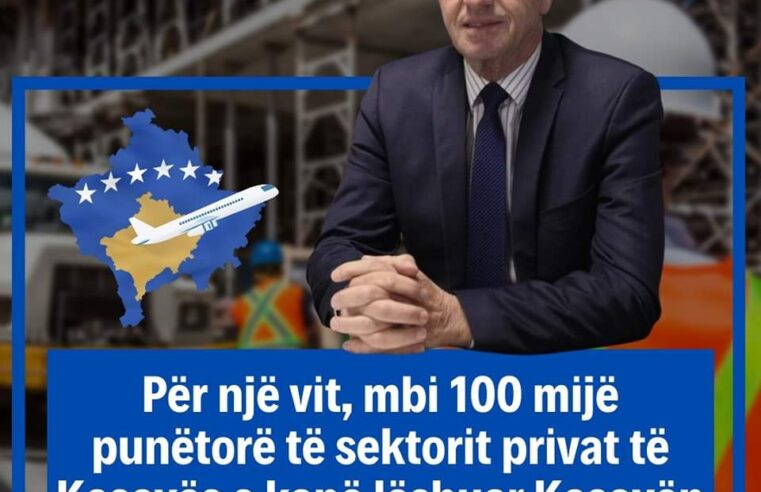 Sektori privat i shqetësuar – Azemi: Nga viti 2021 mbi 100 mijë persona e kanë lëshuar Kosovën
