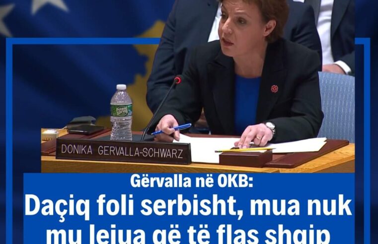 Gërvalla në OKB: Daçiq foli serbisht, mua nuk mu lejua që të flas shqip