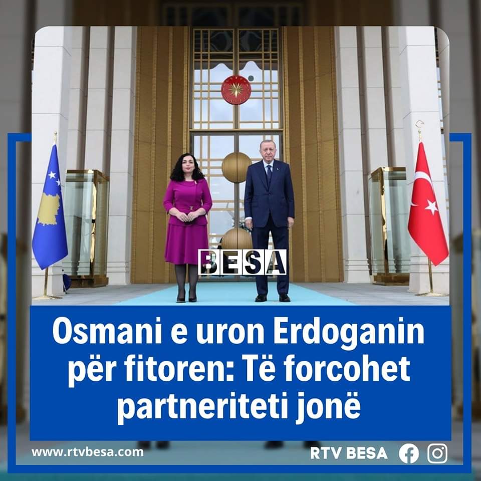 Osmani e uron Erdoganin për fitoren: Të forcohet partneriteti jonë