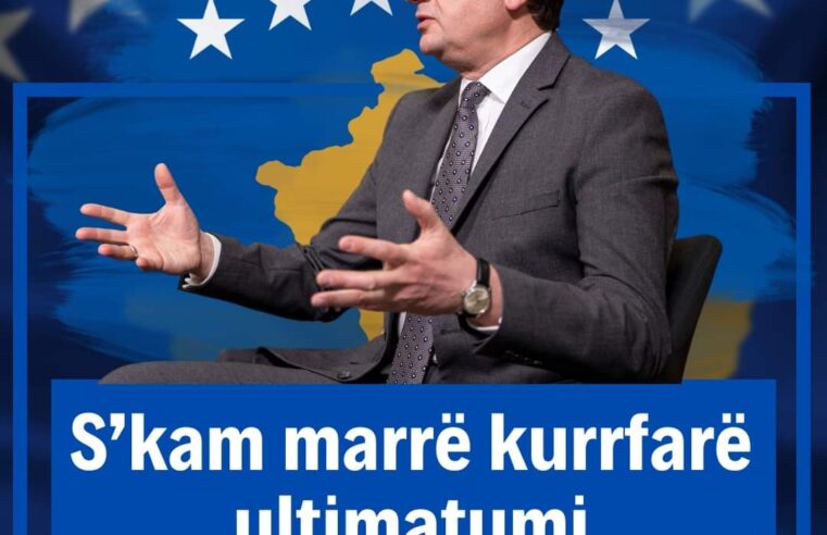 Zhvillimet në veri – Deklarohet kryeministri Kurti: S’kam marrë kurrfarë ultimatumi nga SHBA dhe BE