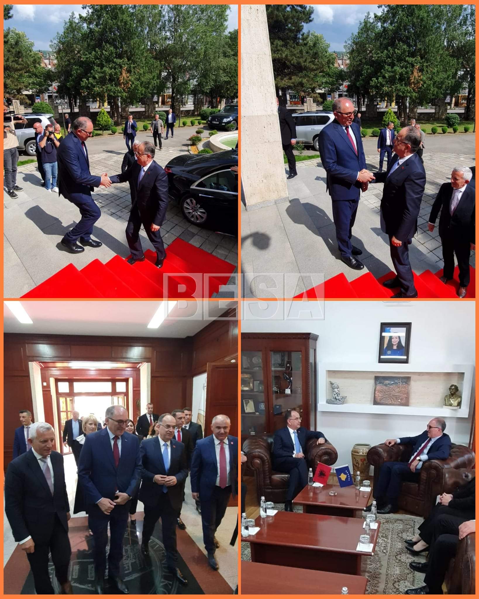 Kryetari i Prizrenit, Shaqir Totaj, pret Presidentin e RepublikÃ«s sÃ« ShqipÃ«risÃ«, Bajram Begaj! ðŸ‡½ðŸ‡°ðŸ‡¦ðŸ‡±