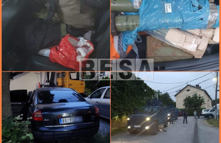 Armë, municion e eksplozivë, Policia parandalon sulmin terrorist në afërsi të Zveçanit