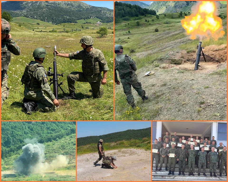 Ushtarët e Kosovës kryejnë me sukses stërvitjet “Artileri” dhe “Xhenio Luftarake” 🇽🇰