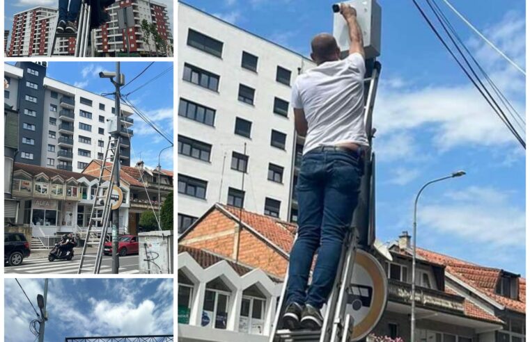 Në disa udhëkryqe të Prizrenit vendosen kamera me qëllim të vlerësimit të gjendjes së rrjedhës së trafikut
