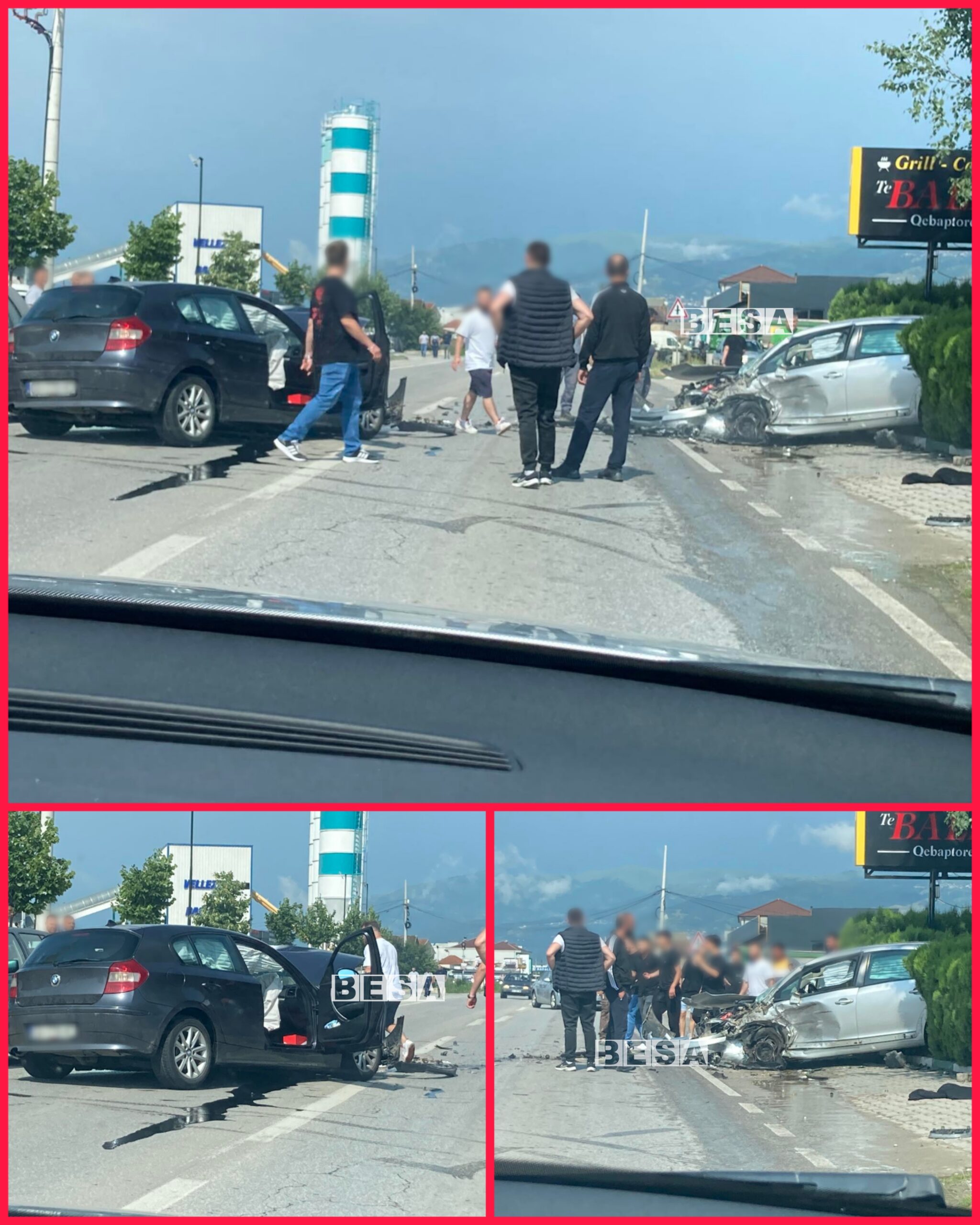 Tre të lënduar në aksidentin e rëndë në Prizren, Policia jep detaje