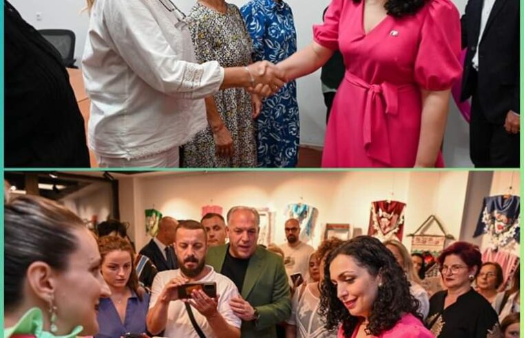 Osmani në Prizren, vizitoi dy shoqata të grave