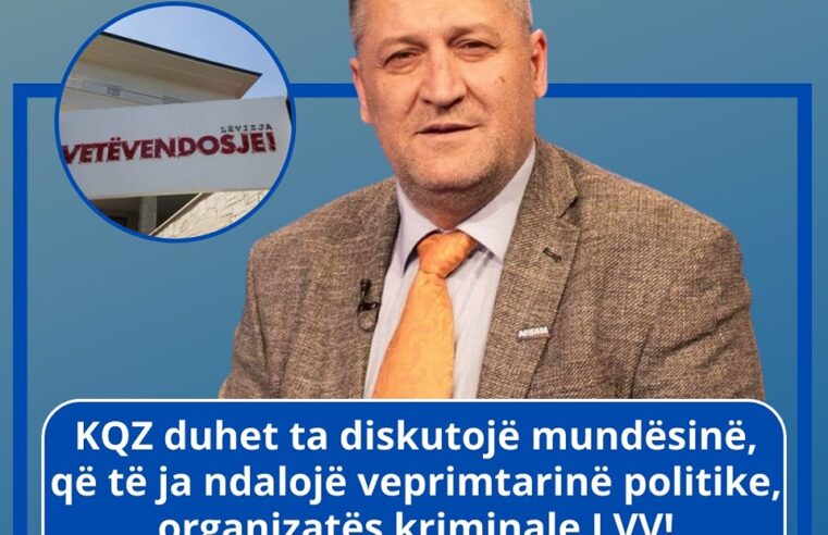 Zafir Berisha e quan VV-në organizatë kriminale