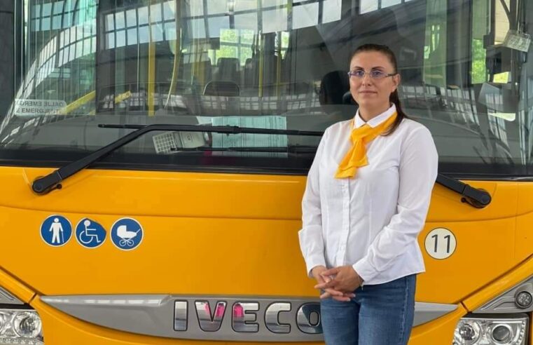 Mehreme Brahimi shoferja e re e autobusëve të “Trafikut Urban“ në Prishtinë 👇